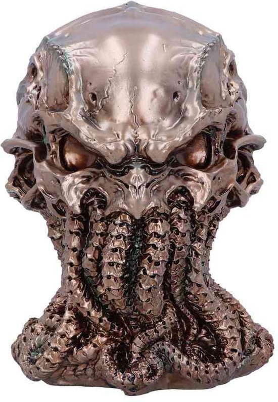 James Ryman by Nemesis Now Figurine - Cthulhu Skull Bronzed - 20cm x 19cm x 14.5cm - très détaillé