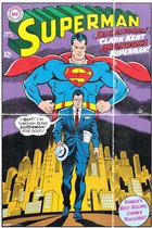 DC Comics Superman Poster -M- Vintage Comic Book Cover Multicolours