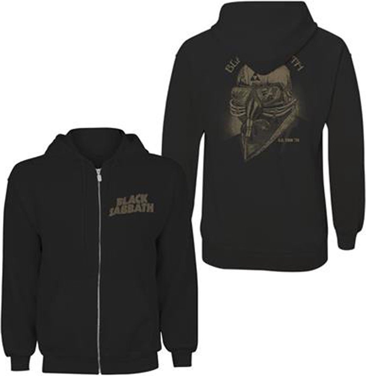 Black Sabbath - Tour 1978 Vest met capuchon - XXL - Zwart