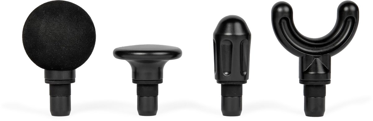 Afbeelding 3 van VirtuFit M1s Mini Massage Gun - 4 opzetstukken - Oplaadbaar - Spier Massage - Draadloos - Inclusief Opbergkoffer- Professioneel