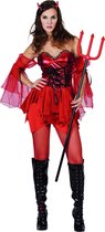 Vegaoo - Duivel kostuum voor dames Halloween outfit