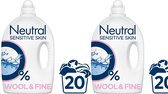 Neutral Vloeibaar Fijnwasmiddel - Wol & Fijn - 2 x 20 Wasbeurten