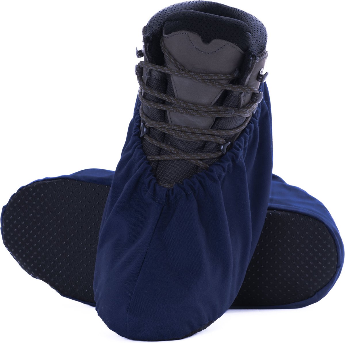 Nesto's® Herbruikbare Overschoenen - Wasbaar - Anti Slip - Schoenovertrek - Schoenhoesjes- Herbruikbaar - Nylon - Maat 36-42 - Donker Blauw