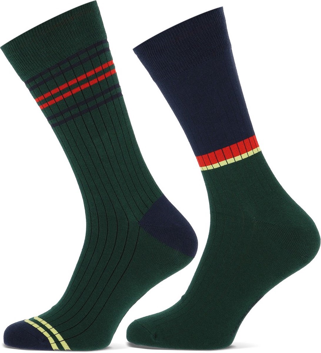 MarcMarcs 2 Pack Sokken - Groen - 43-46