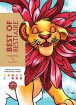 Disney Coloriages Mystères - Best of Bestiaire - Kleuren op Nummer - Kleurboek voor volwassenen