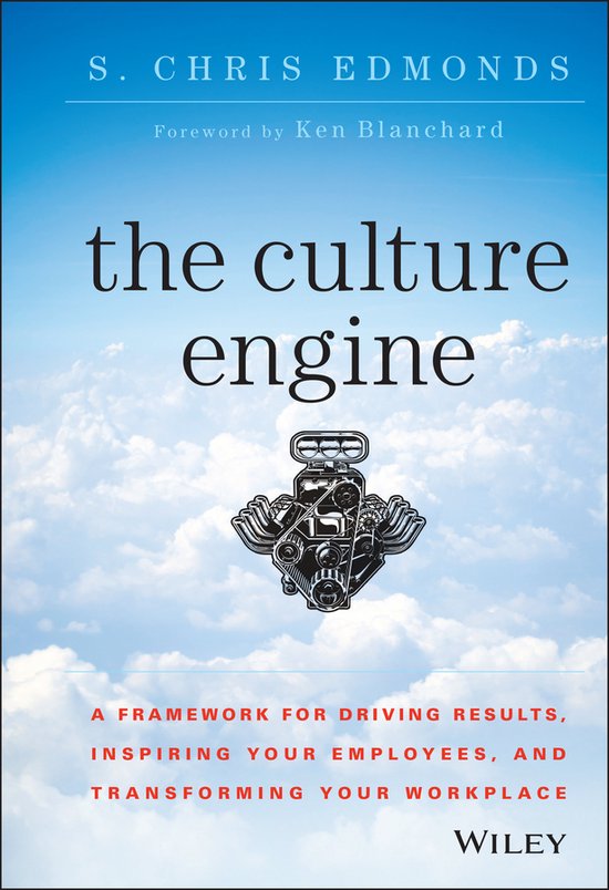 Boek 'The Culture Engine' van S. Chris Edmonds met een afbeelding van een automotor.