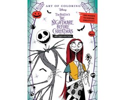 Omslag van Art of Coloring: Disney Tim Burton's The Nightmare Before Christmas
