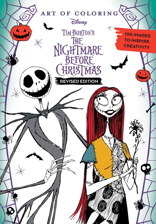 Art of Coloring: Disney Tim Burton's The Nightmare Before Ch ... - cover