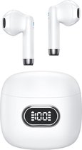 USAMS IA-II 15 TWS Draadloze Oordopjes - Noise cancelling - Bluetooth 5.3 - Draadloze Oortjes - Bluetooth Oordopjes - Geschikt voor Apple & Android - Wit