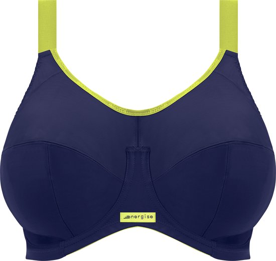 Elomi ENERGISE UW SPORTS BRA Dames Sportbeha - Navy - Maat 95G