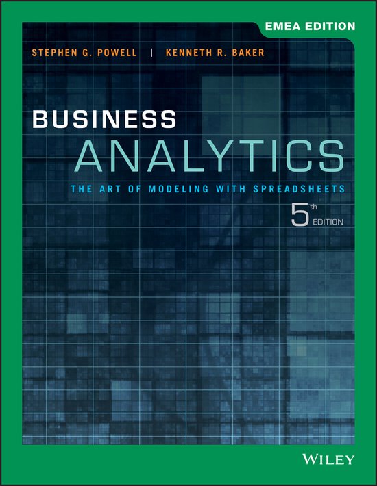 Business Analytics - cover
