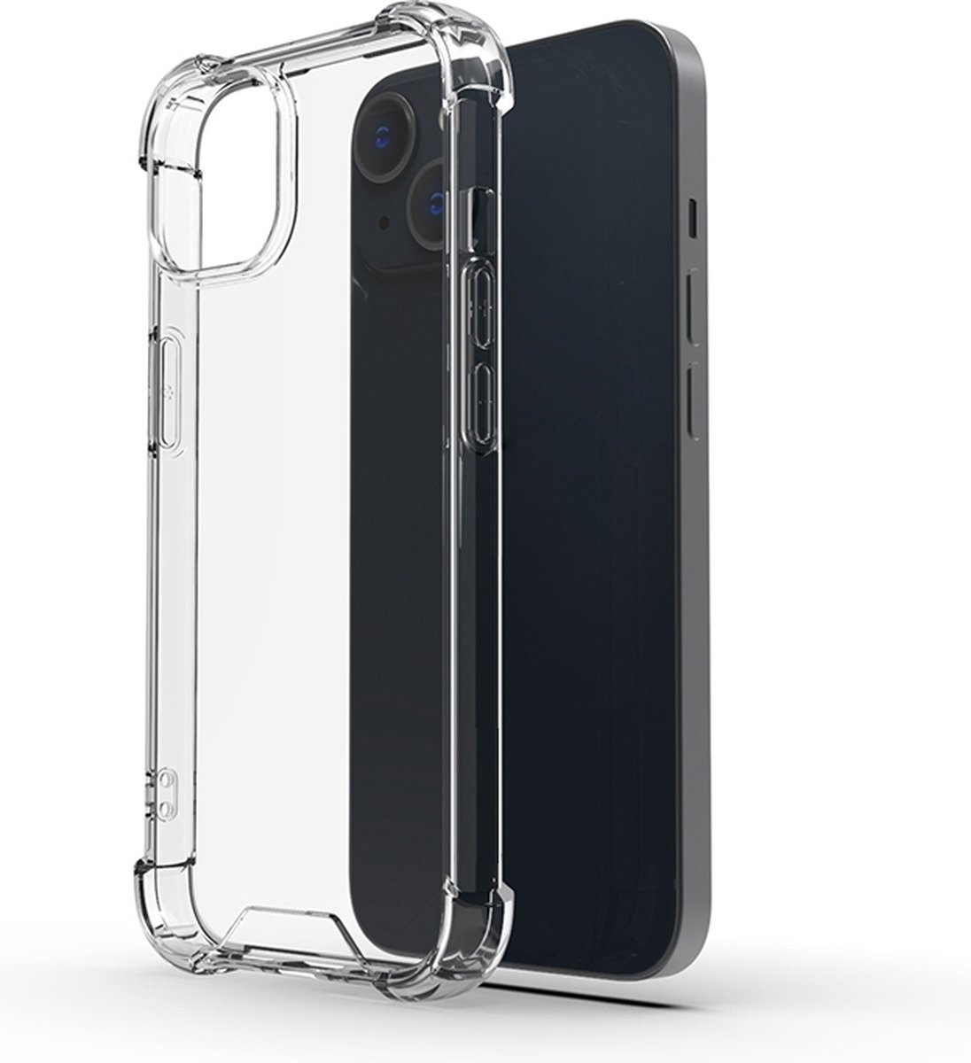 Cityhoesje - Anti Shock - iphone 14 Plus - Backcover Transparant