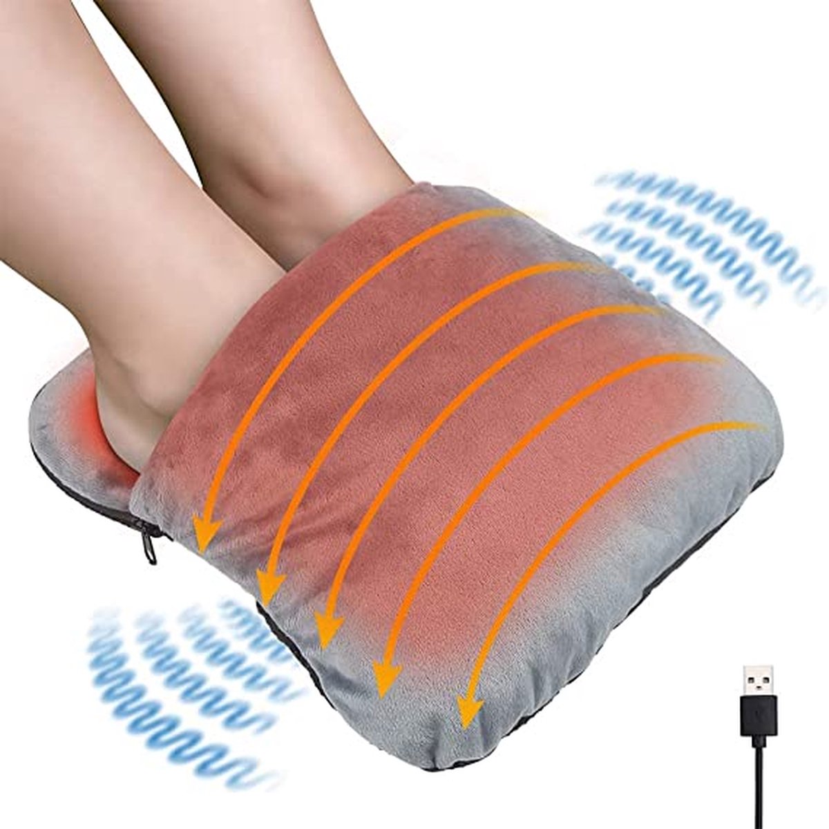 Chauffe-pieds chauffants électriques pour hommes et femmes en