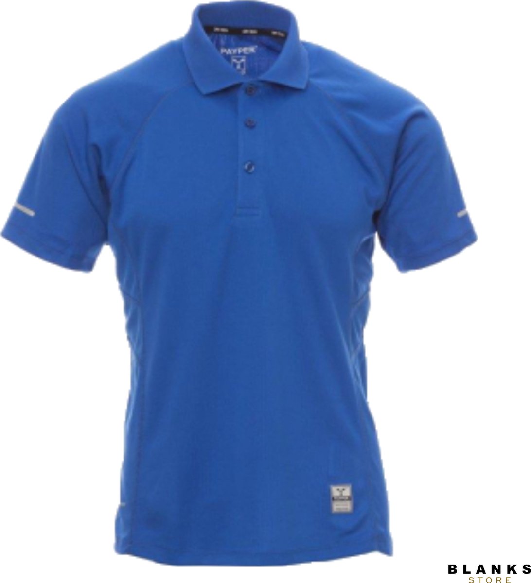 Payper Training: Sportief Polo Shirt Heren met Korte Mouwen - Royal Blauw - XL