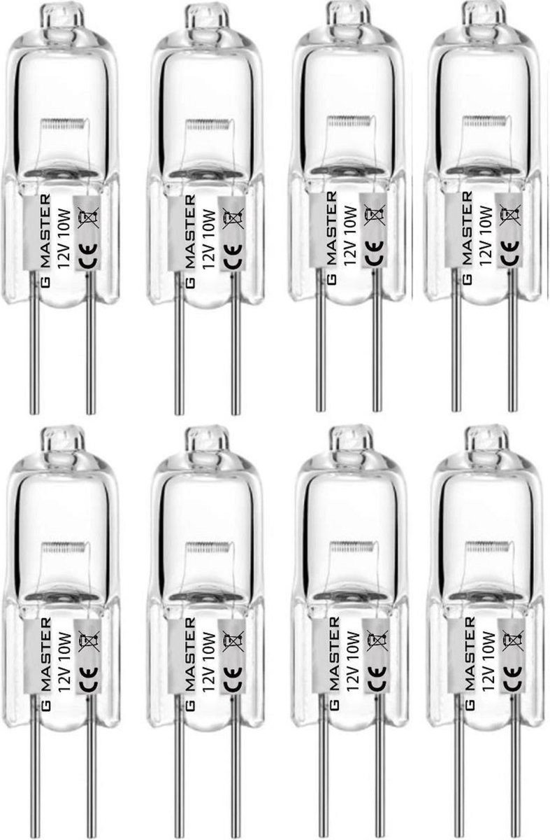 G Master G4 Halogeen lichtbron - 12V - 10W - Halogeen lamp - 8 stuks