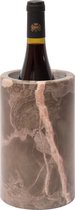 Tu Las™ Seau à vin en marbre - ø 14 x 30 cm - Seau à vin durable en marbre - Grijs