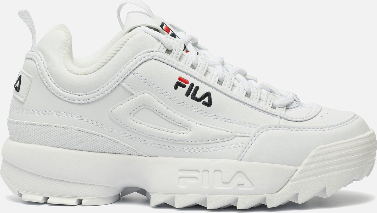 Fila Disruptor Sneakers Pu Dames Wit