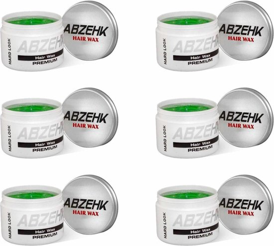 domineren Heel elk Abzehk Wax Hard Look Haarwax Styling 6x 150 ml, bundel van 6 stuks. |  bol.com