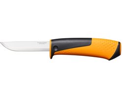 Fiskars 1023618 - Universeel Mes - Ingebouwde Slijper - Roestvrij Staal