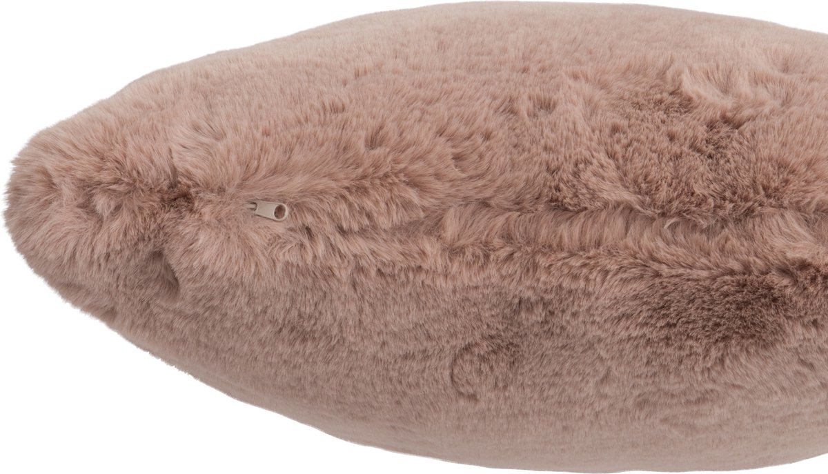 J-Line kussen Cutie – polyester – poederroze