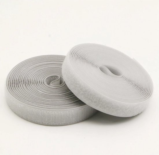Klittenbandpunten, zelfklevend, 10 mm, 1008 stuks, zelfklevend