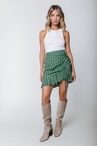Colourful Rebel Ina Graphic Smock Mini Skirt - S
