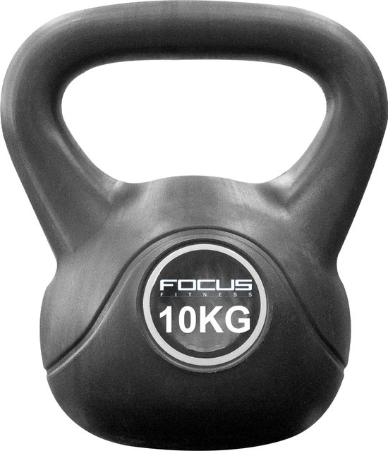 Focus Fitness - Kettlebell - 10 KG - Cement - Gewichten