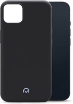 Telefoonglaasje Hoesje Geschikt voor Apple iPhone 13 Mini - TPU - Mat Zwart - Beschermhoes - Case - Cover