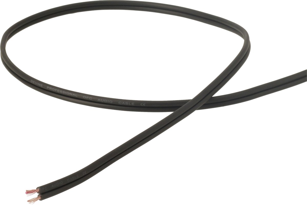 Devine SIG100/R audiokabel, 2x 0.16 mm², ø 8 mm, per meter