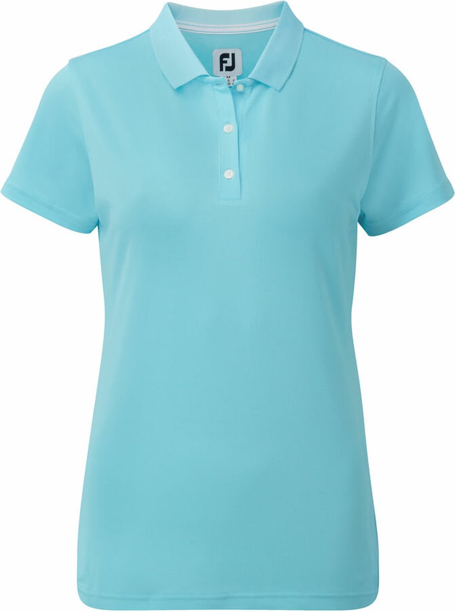 Footjoy Stretch Pique Polo Shirt Aqua