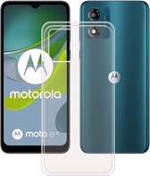 Transparant Dun TPU Hoesje Geschikt voor Motorola Moto E13 | Back Cover | Lichtgewicht | Ultra Dun Hoesje | Flexibel | Zacht TPU | Doorzichtig