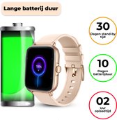 Fance Smartwatch - Roze - Smartwatch Dames & Heren - HD Touchscreen - Horloge - Stappenteller horloge - Bloeddrukmeter - Saturatiemeter