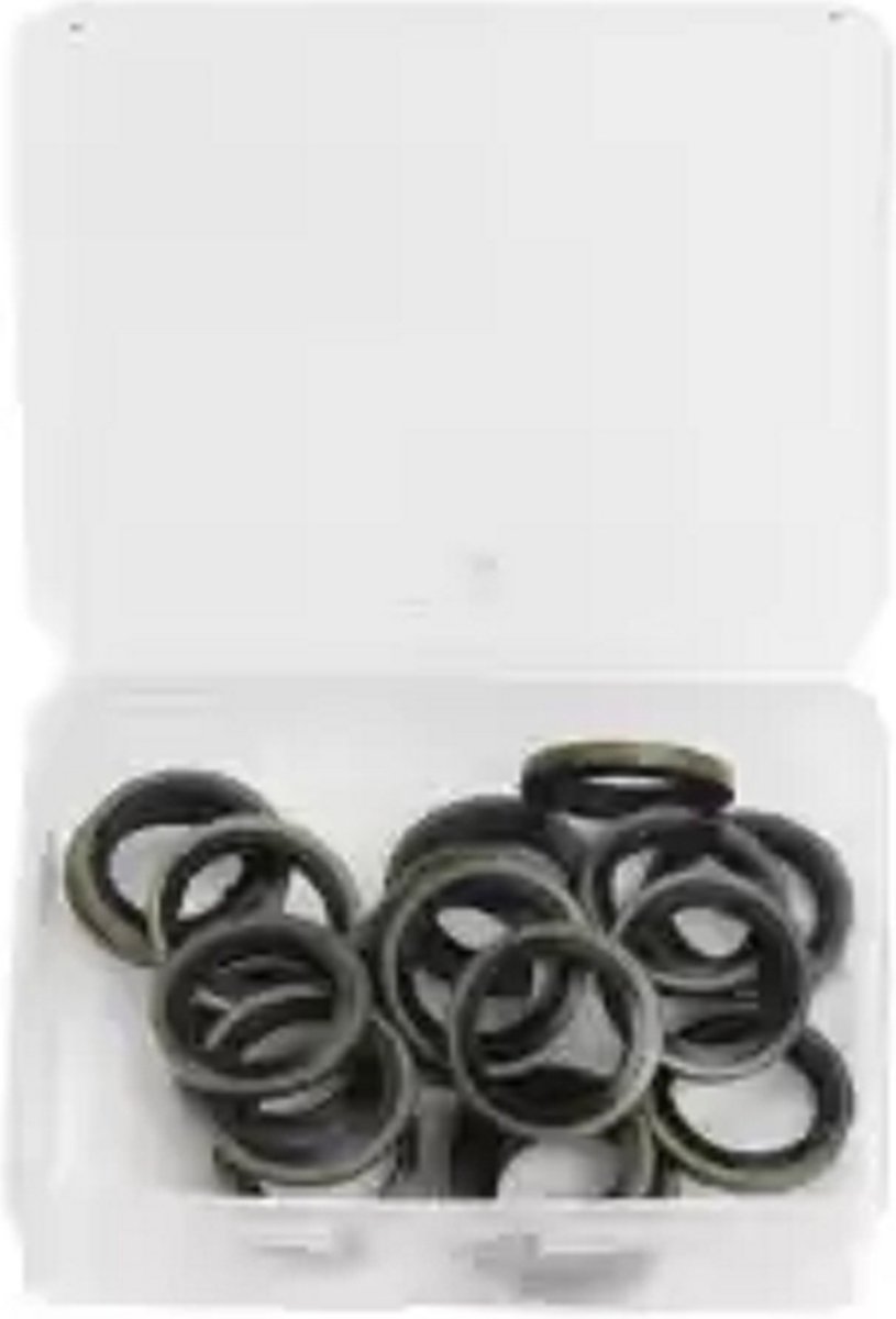 Assortiment Carterplugringen rubber 16mm 20st/ Multiseal ringen / carterplugringen 14mm (20st) Weber Tools