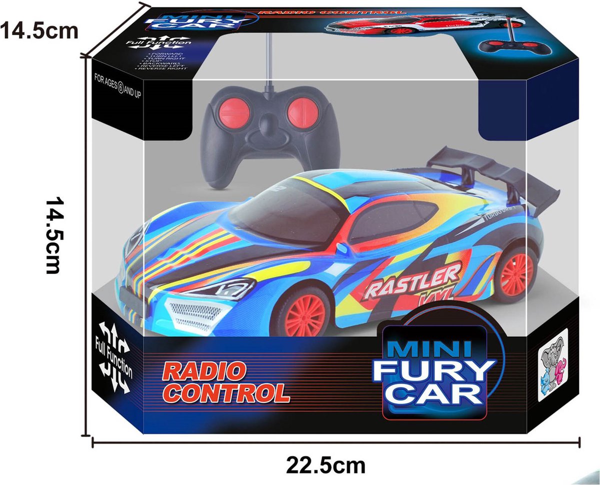 R/C Mini Fury auto 1/24 27mhz