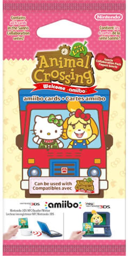 Animal Crossing: New Leaf + Sanrio amiibo-kaartenpakket