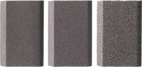 Schuurspons Set 18 Stuks, 180 Korrels, Flexibele Schuurpads, Nat en
