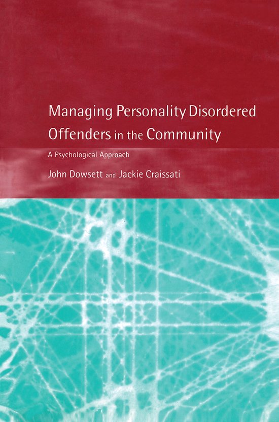 Managing Personality Disordered Offenders in the Community - cover