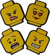 LEGO VIP siliconen onderzetter set - 4 stuks
