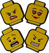 Ensemble de sous-verres en silicone LEGO VIP - 4 pièces