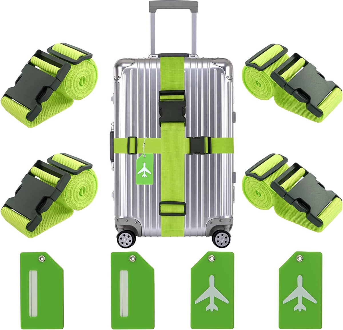 Kofferriemen set – Kofferriem – Reizen - Bagageband