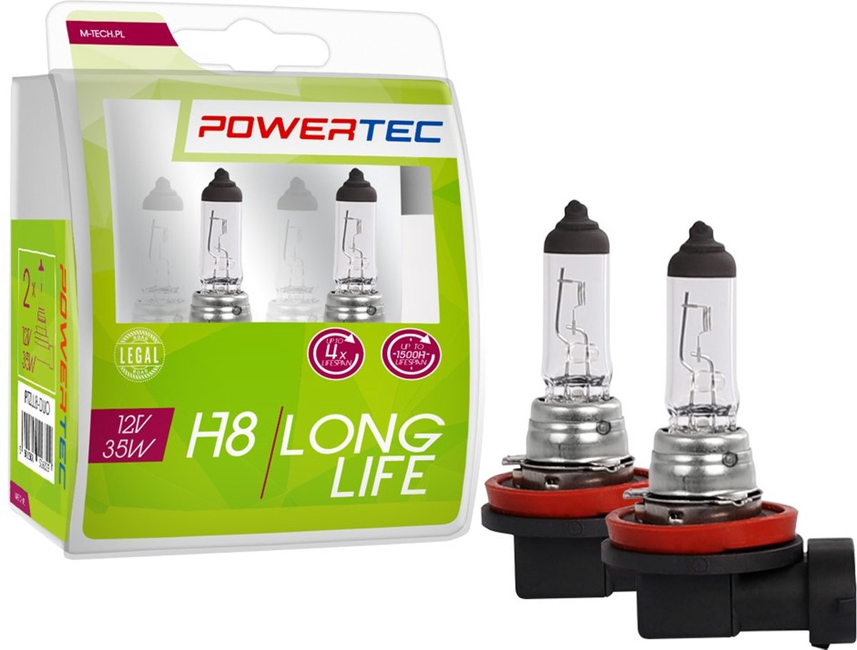 Powertec H8 12V - Long Life - Set