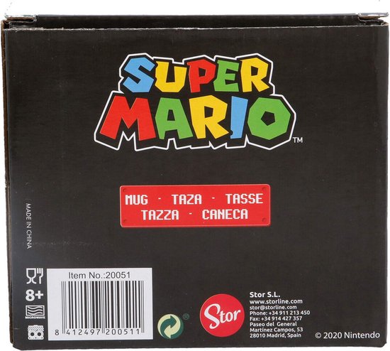 Tazza Super mario - Mug Super Mario Bros Nintendo - 415 ml Stor