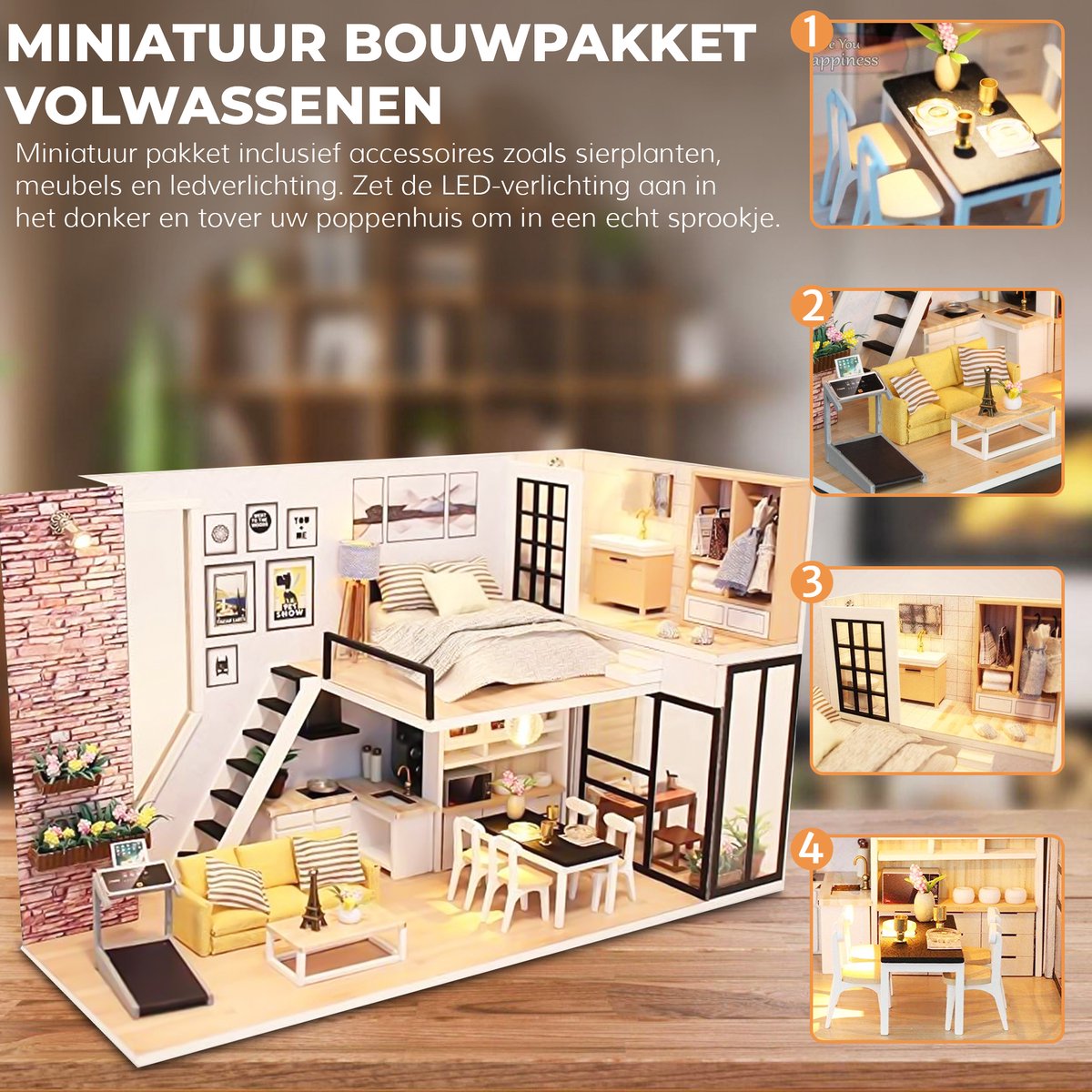 3D Houten Miniatuur Poppenhuis Kit Nieuwe Chinese Binnenplaats Villa Model DIY Kerst Ambachten Hout Speelgoed Handcraft Kunstwerk voor Volwassenen