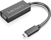 Lenovo 4X90M42956 cable gender changer USB-C VGA Noir