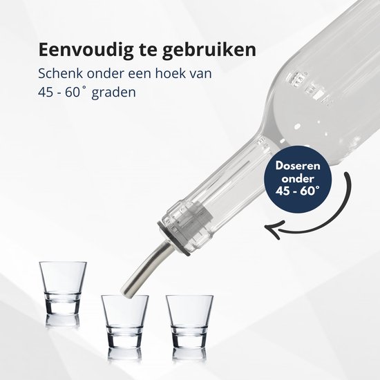 Langzame schenktuit met flip top - 6 stuks | Voor al uw professionele