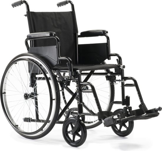 MultiMotion M1 Plus rolstoel - Zitbreedte 50 cm - In hoogte verstelbare handvatten - Inklapbaar / opvouwbaar