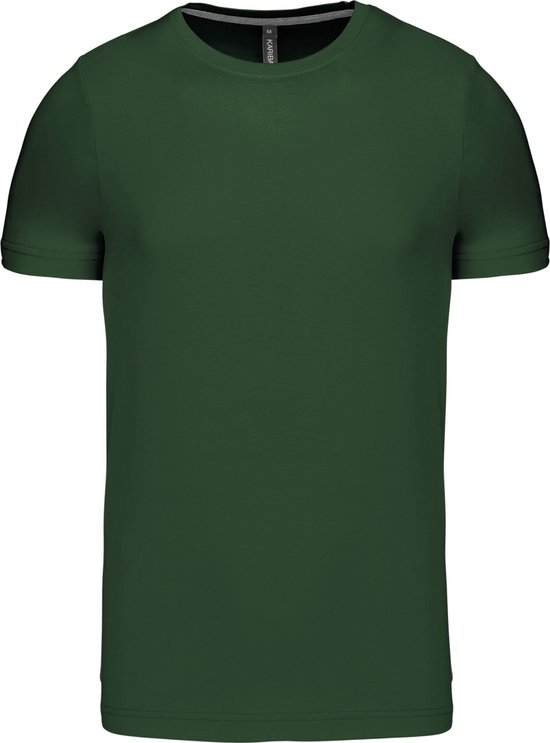 T-shirt korte mouwen met crew neck Kariban Forest Green - 4XL