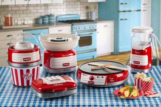 Ariete 0202/00 - 50's Style Pannenkoekenmaker - 1000 Watt - Rood — afbeelding 5