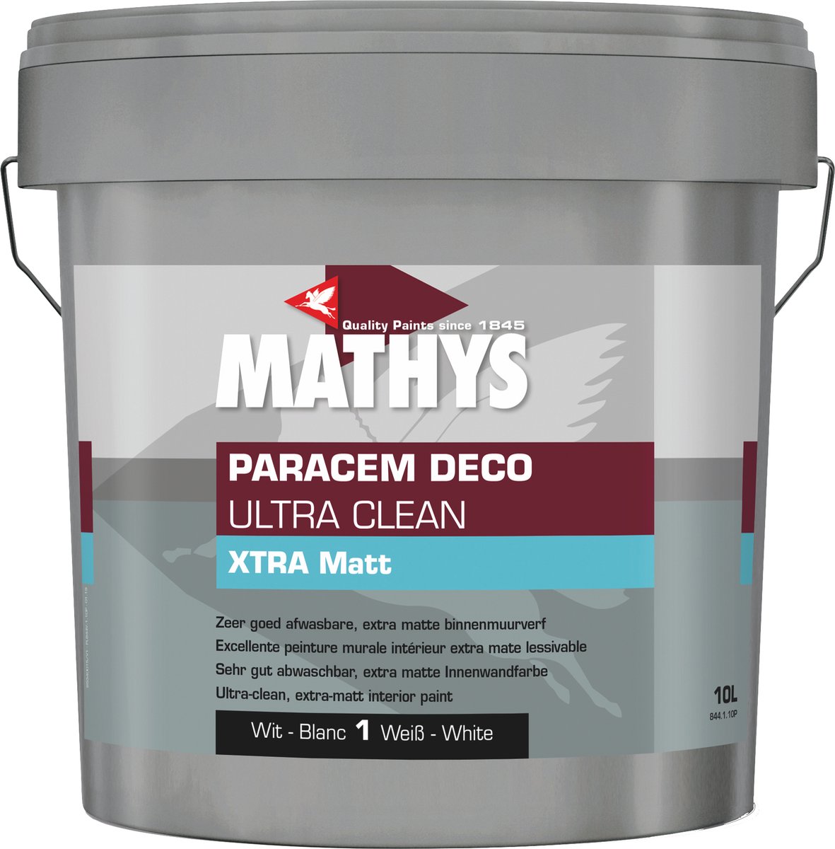 Mathys Paracem® Deco Ultra Clean Xtra Matt 10L Wit | bol.com