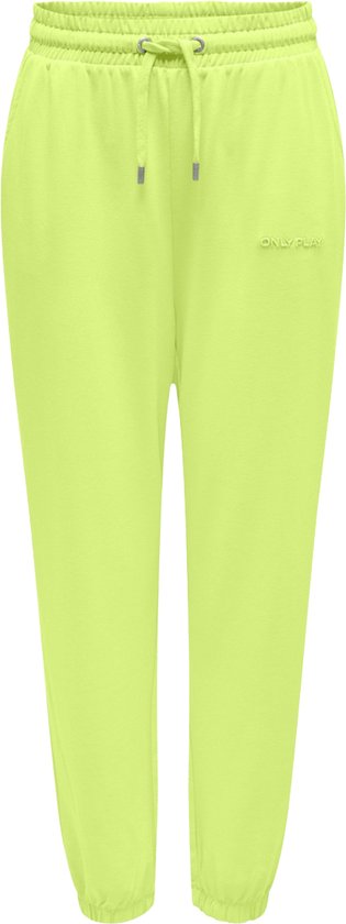 Only play frei logo hw sweat pants in de kleur lime.